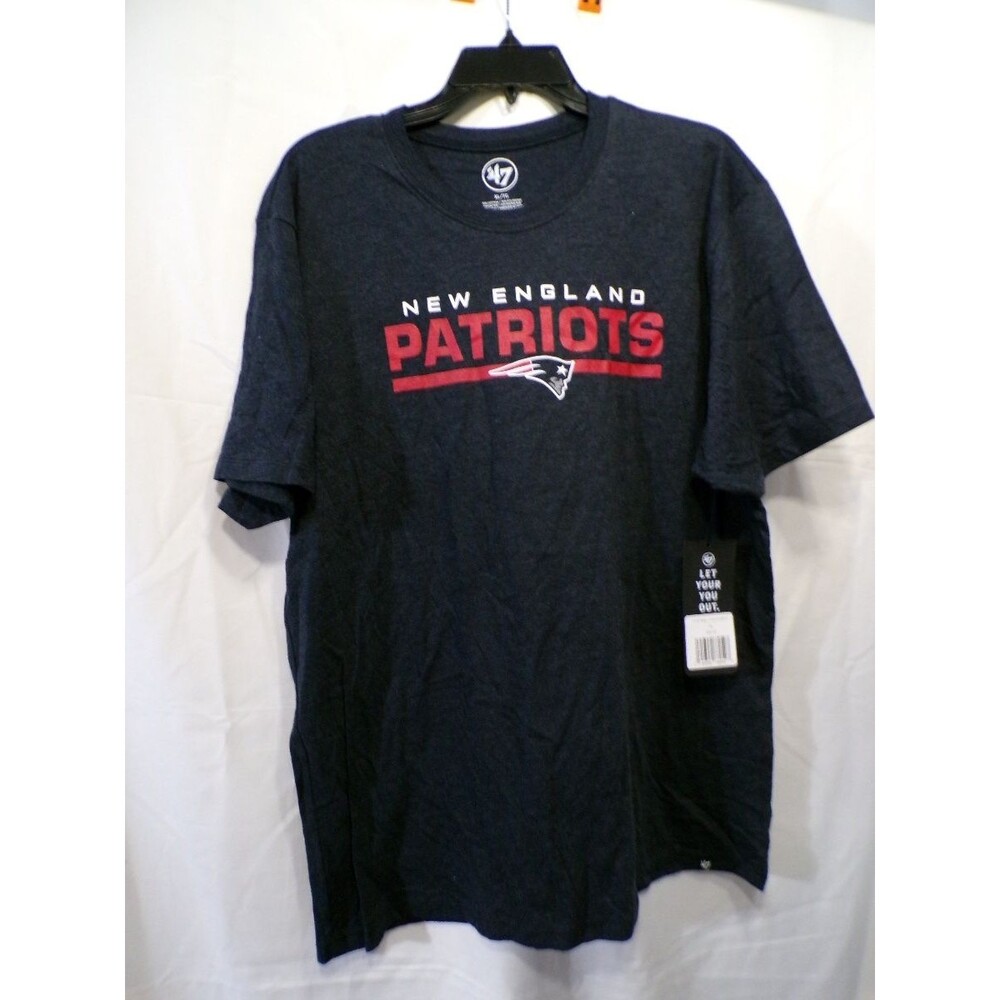 47 Brand Patriots T-Shirt XL Navy Graphic Tee
